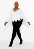 The Lacey Sweater, White Black image number 0