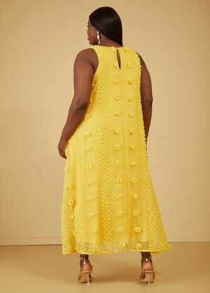 Pompom Gauze Maxi Dress, Sulphur Spring image number 1