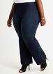 Plus Size Sexy Denim Stretch Cotton Pull On High Waist Flared Jeans image number 0