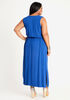 Tall Belted Lattice Maxi Dress, Sodalite image number 1
