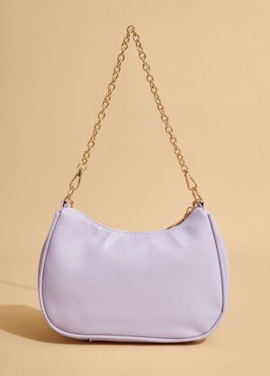Bebe Mara Faux Leather Crossbody, LILAC image number 1