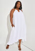 Cutout Bead Embellished Dress, White image number 0