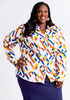 Tall Printed Cotton Blend Shirt, Potters Clay image number 2