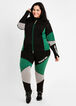 Positive Vibes Colorblock Leggings, Black Combo image number 2