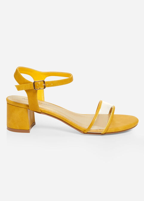 Strappy Wide Width Sandals, Nugget Gold image number 2