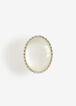 Oversize Cateye Stretch Ring, White image number 1