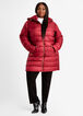 Plus Size Outerwear Long Puffer Coat Cute Faux Fur Hood Plus Jackets image number 0