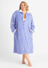 Carole Hochman Quilted Robe, Blue image number 2