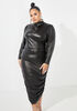 The Zena Midi Bodycon Dress, Black image number 0