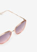 Tinted Cat Eye Sunglasses, Pink image number 2