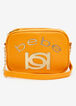 Trendy Designer Bebe Kayla Camera Crossbody Faux Leather Logo Handbag image number 0