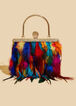 Embellished Feather Bag, Multi image number 3