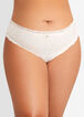 Rhinestone Lace Cheeky Brief, Ivory image number 0