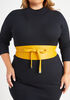 Nugget Gold Faux Leather Wrap Belt, Nugget Gold image number 0