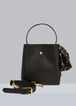 Trendy Steve Madden Bellie Bucket Bag Faux Leather Convertible Handbag image number 0