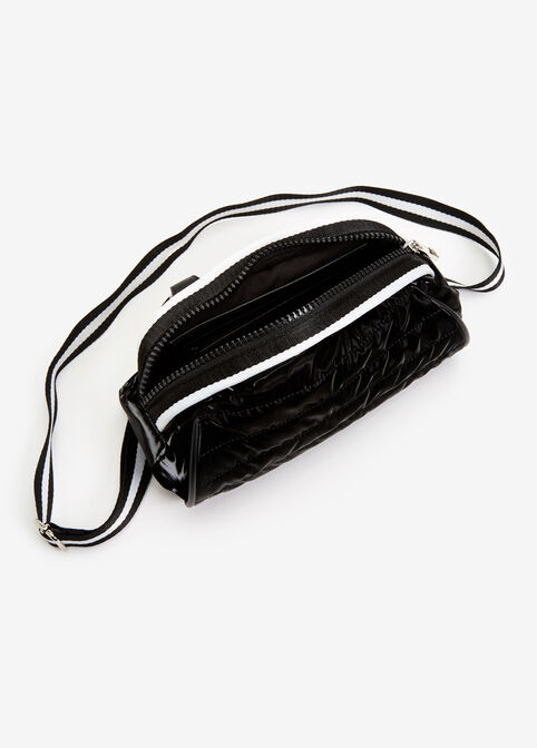 SRB2 Convertible Quilted Belt Bag, Black image number 2