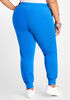 French Terry Athleisure Jogger, Strong Blue image number 1
