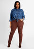Distressed High Waist Skinny Jean, Rocky Road image number 2