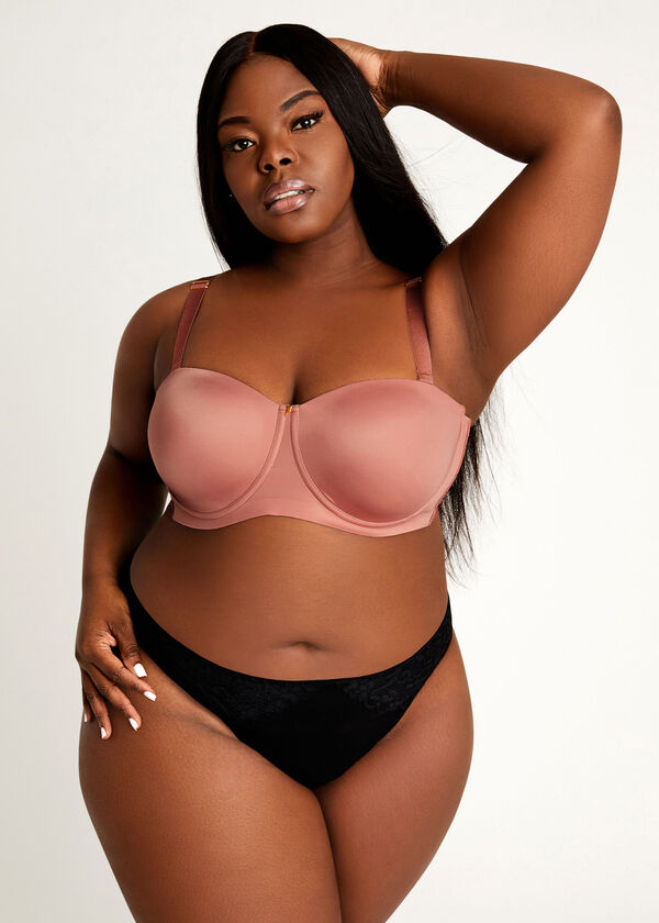 6 Way Convertible Butterfly Bra, Mocha image number 2