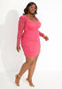 The Christie Bodycon Dress, Fuchsia image number 0