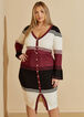 Belted Striped Sweater Dress, Rhododendron image number 3