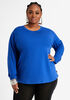 Plus Size FILA Curve Collection Treasure Crew Neck Long Sleeve Tee image number 0