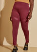 Faux Leather Paneled Legging, Rhododendron image number 0