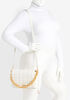 Bebe Chica Quilt Shoulder Bag, White image number 3