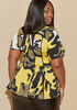 Camo Print Seamed Top, Multi image number 1