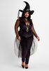 Midnight Witch Halloween Costume, Black image number 0
