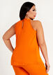 Chain Link Keyhole Knit Top, Marmalade image number 1