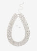 Diamond Layer Necklace, Silver image number 0