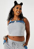 The Lisette Top, Heather Grey image number 2