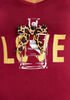 Leopard Bow Perfume Love Tee, Rhododendron image number 1