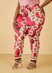 Chain Link Print Joggers, Pink Peacock image number 2