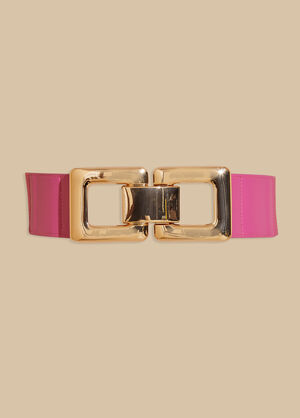 Double Square Stretch Belt, Foxglove image number 0