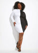 The Sheila Dress, White Black image number 0