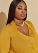 Braided Sweater Bodycon Dress, Nugget Gold image number 2
