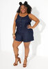 The Mary Kate Romper, Denim image number 0