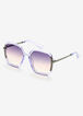 Square Ombre Sunglasses, Purple Magic image number 1