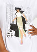 City Girl Shopper Graphic Tee, White image number 1
