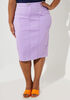 Denim Pencil Skirt, Viola image number 0