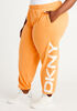 DKNY Sport Cotton Logo Joggers, Marigold image number 0