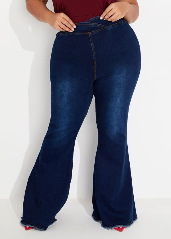 The Kate Flared Jeans, Denim image number 2