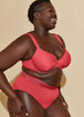 Micro Underwired T Shirt Bra, Red Hibiscus image number 3