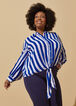Striped Tie Front Shirt, Surf The Web image number 3