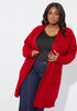 Boucle Knit Duster, Barbados Cherry image number 0
