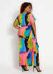 Belted Rainbow Watercolor Bodycon, Multi image number 1