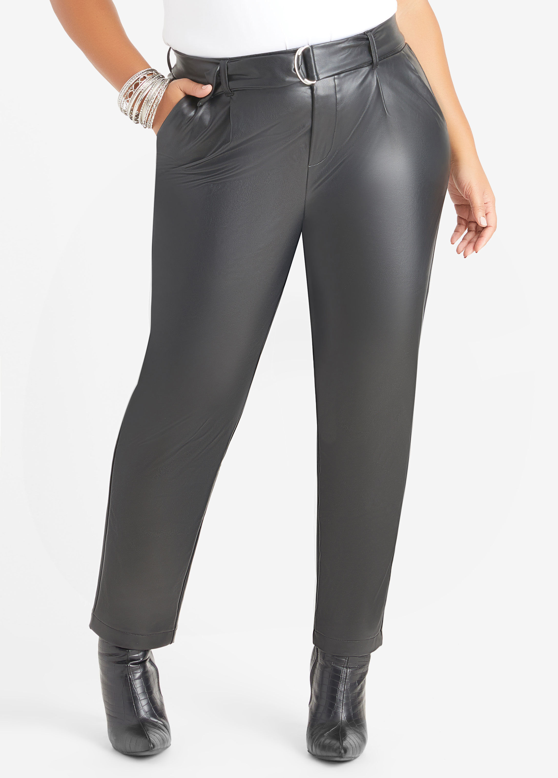 Womens Faux Leather Trousers  Pants  Verycouk