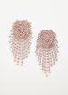 Pink Diamond Chandelier Earrings, Silver image number 0